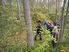 Testasimme Ristisaaren 9-korista frisbeegolfrataa.